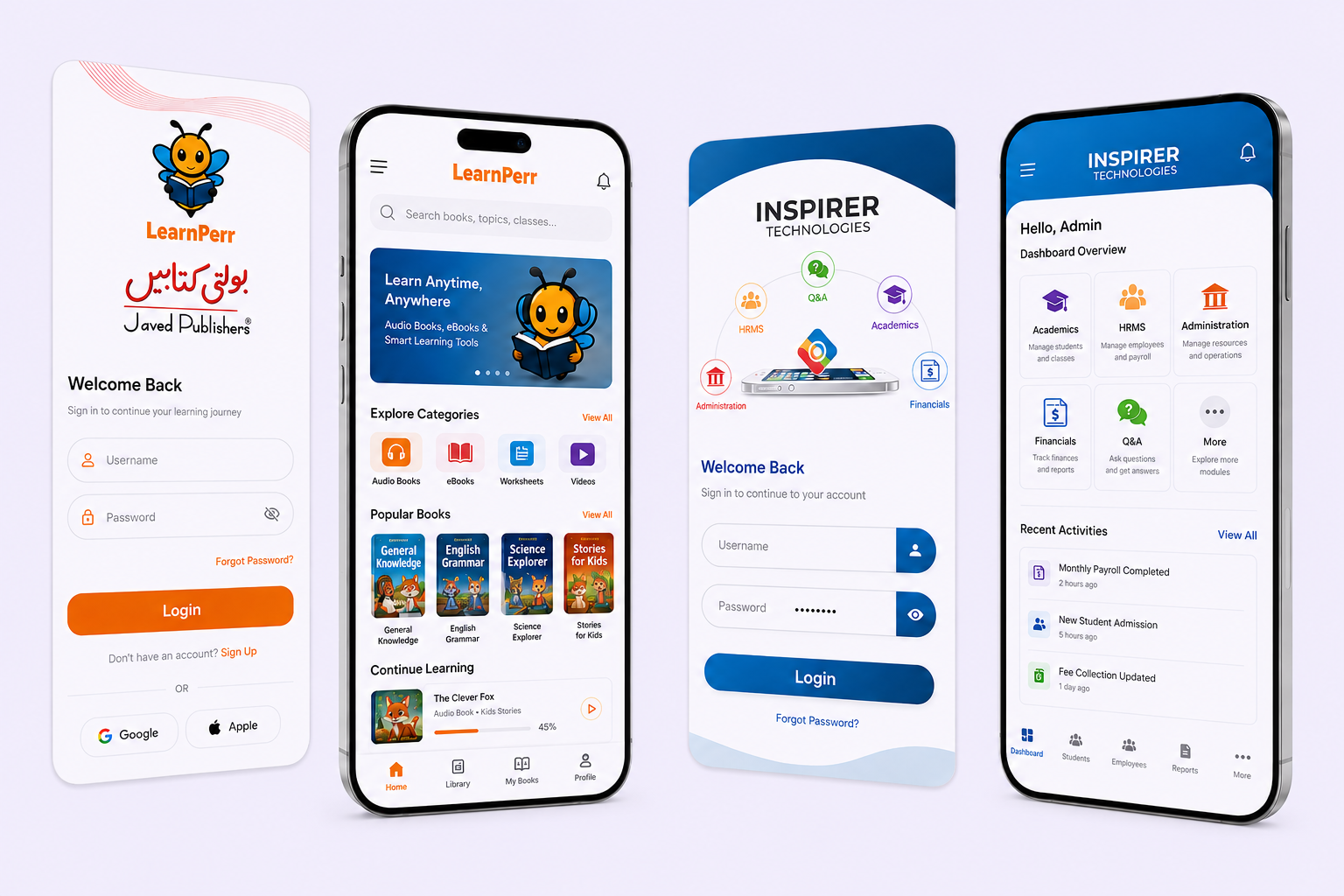 Inspirer Technologies Mobile App Development